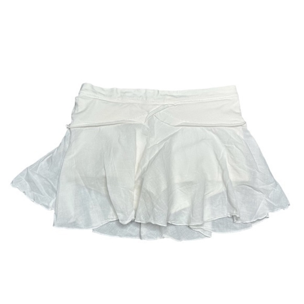 Mind Games Y2k low rise white mini skort women’s size medium